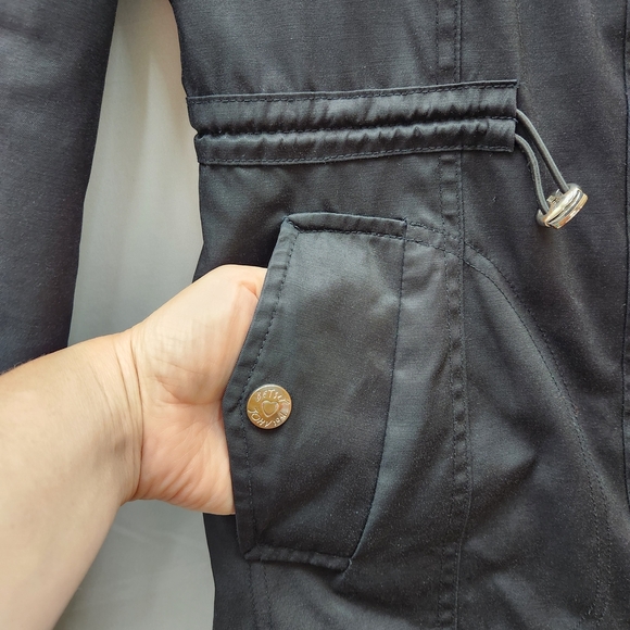 Betsey Johnson Black Utility Jacket for Women Light Weight XS - Picture 6 of 16